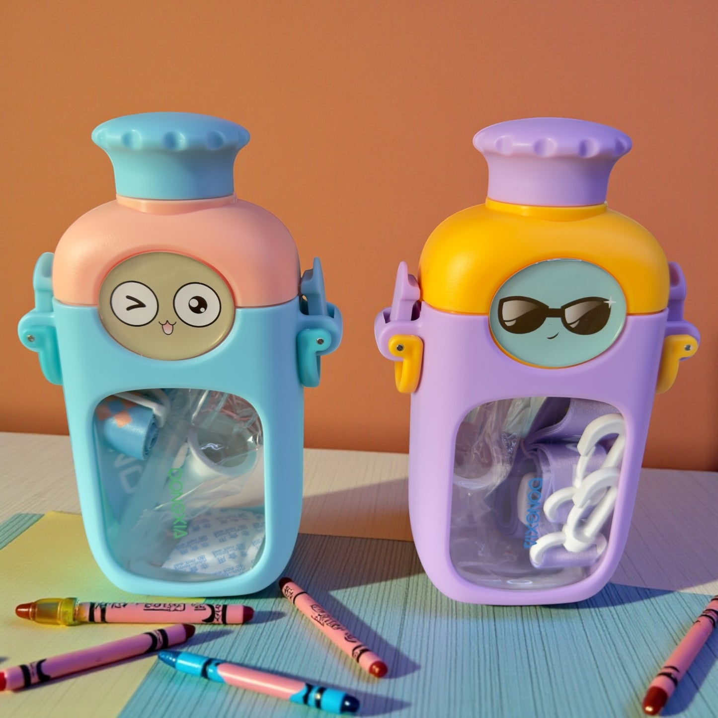 Pop Face Water Bottle