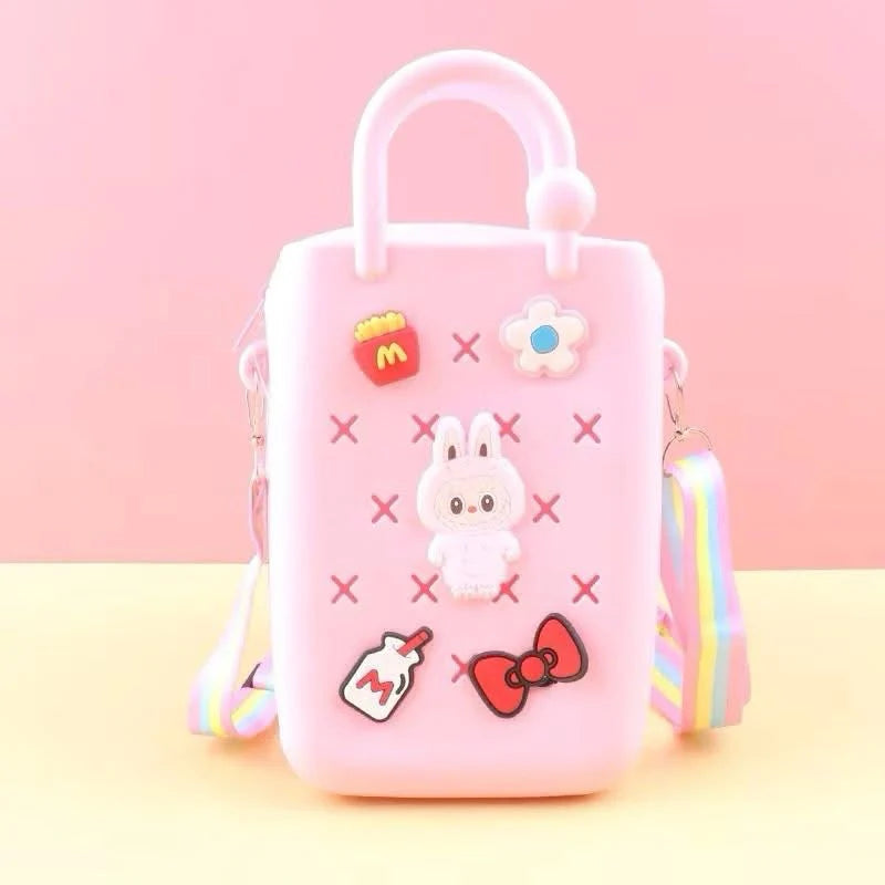 LABUBU 巾着 ピンク Cherry Shrimp Bag LABUBU 巾着 ピンク Cherry Shrimp Bag Amazon.com: weecool