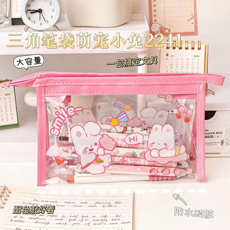 Transparent Character Pouches