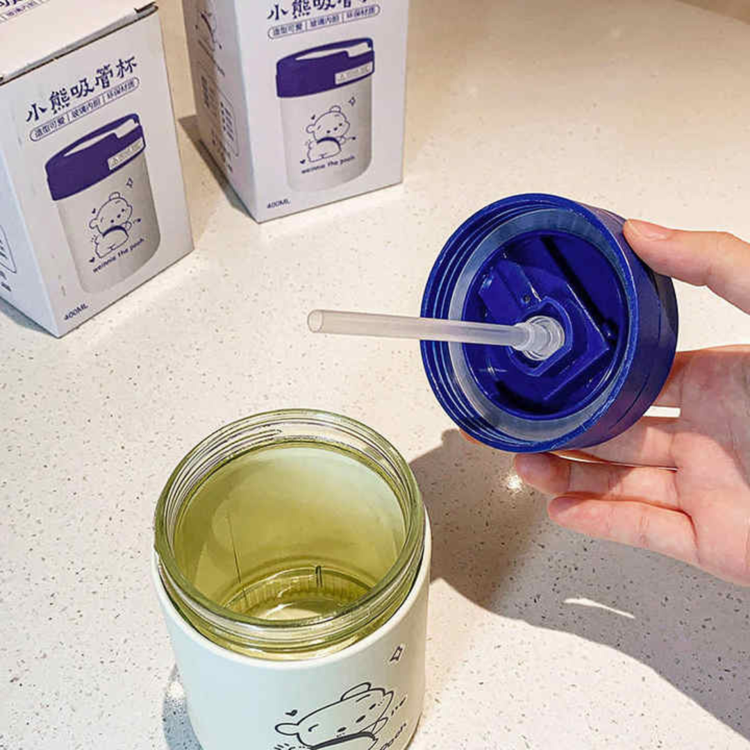 White Glass Tumbler