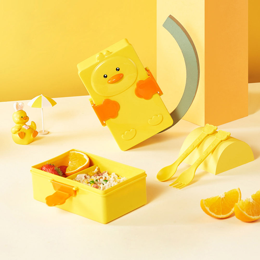 Duck Lunch Box with Cutlery
