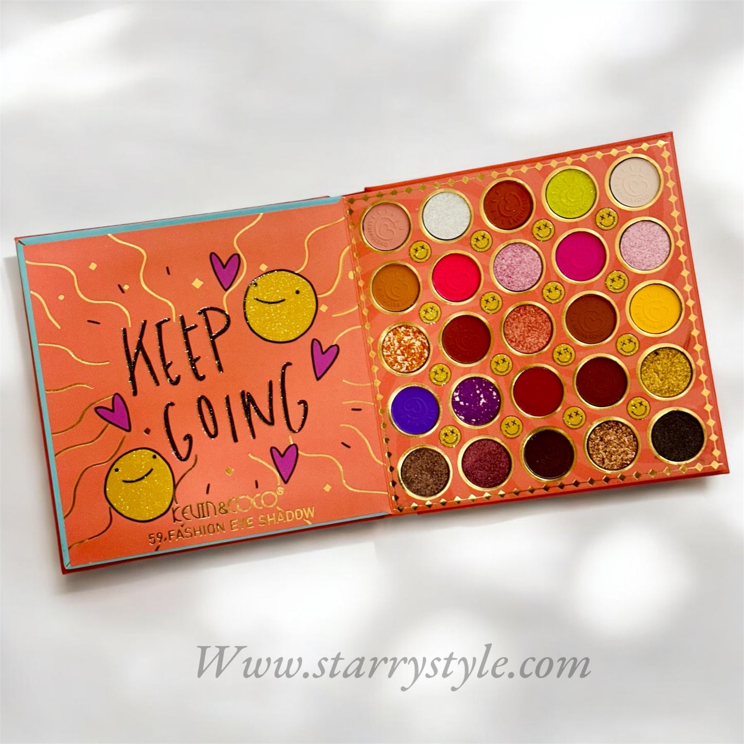 KEVIN & COCO 59 Fashion Eyeshadow || 3 Layers Booklet