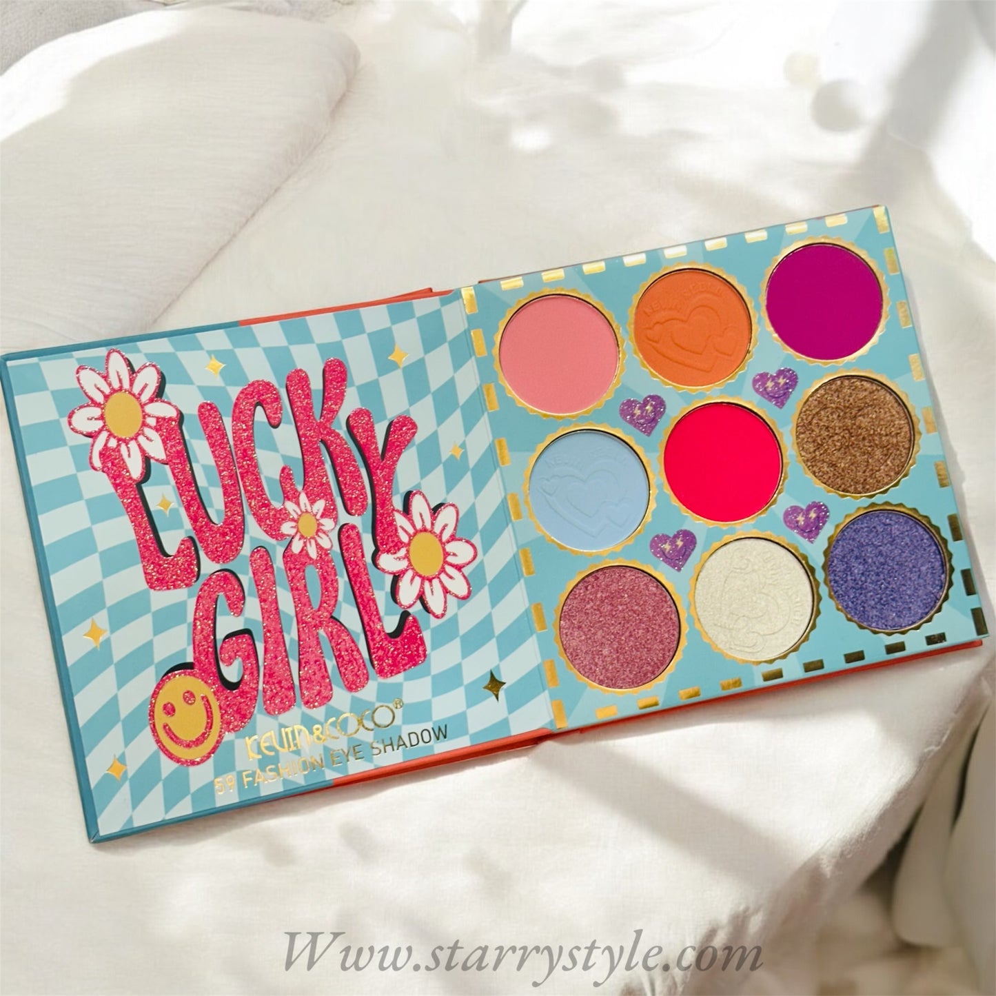 KEVIN & COCO 59 Fashion Eyeshadow || 3 Layers Booklet