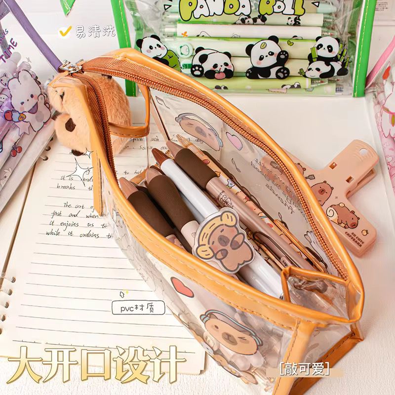 Transparent Character Pouches