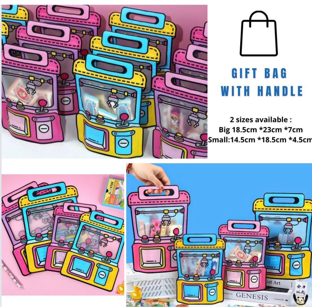 3D Game Zipper Bag