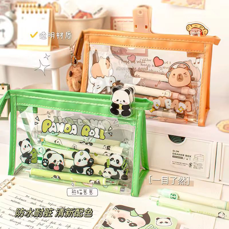 Transparent Character Pouches