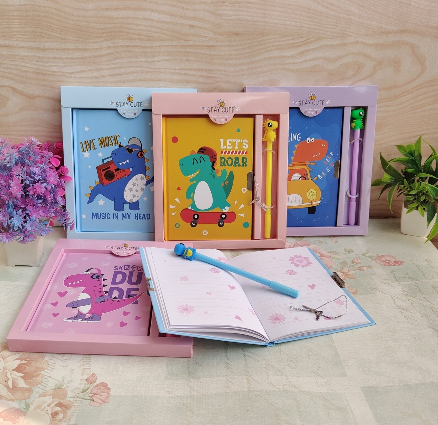 Dinosaur Diary With Pen