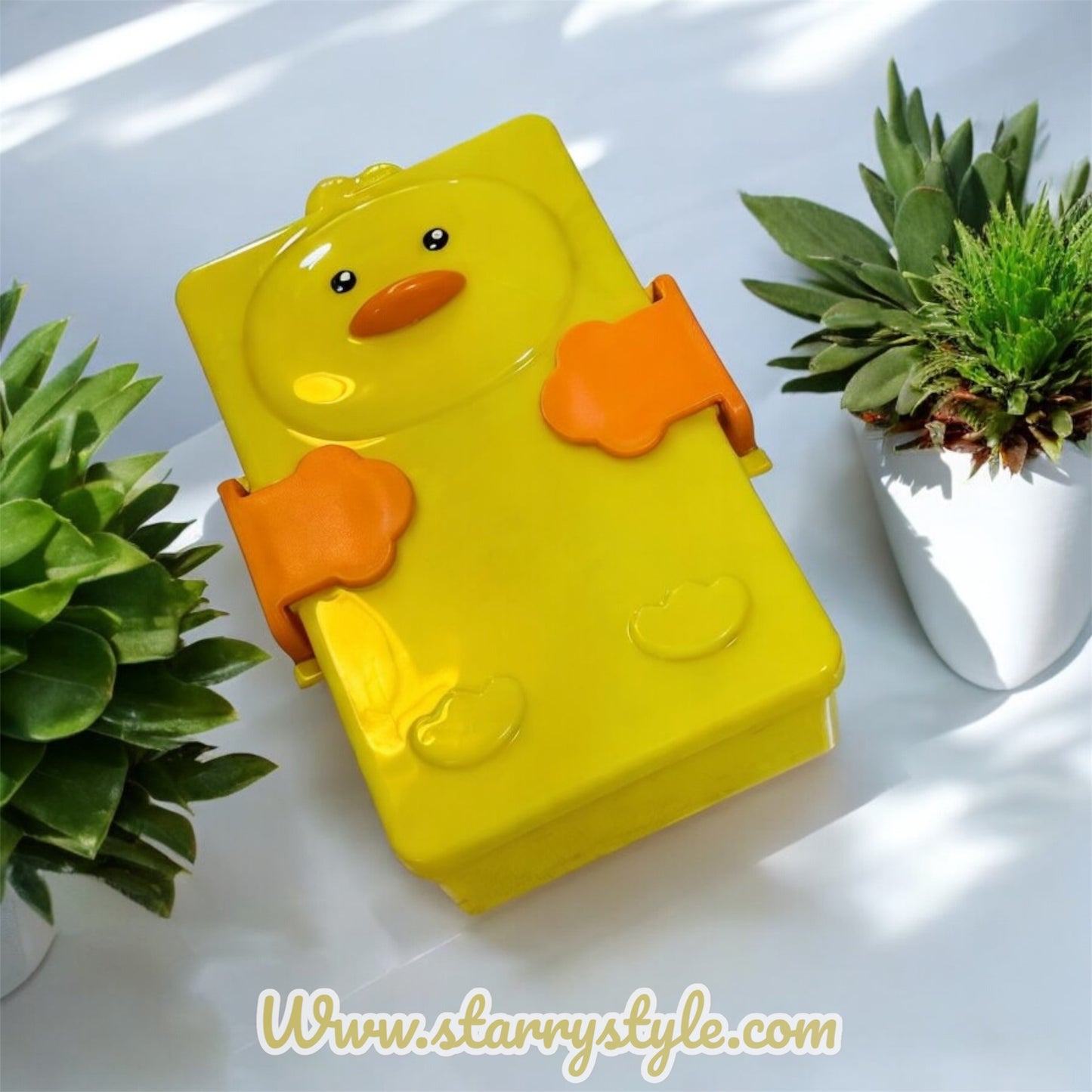 Duck Style Lunch Box| Comes with a Cutlery Set