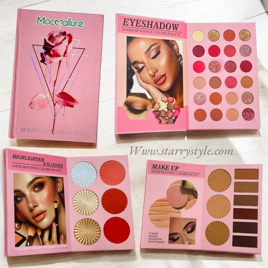 Mocallure Makeup Palette | 3 Layers Booklet