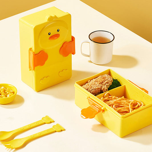 Duck Lunch Box with Cutlery