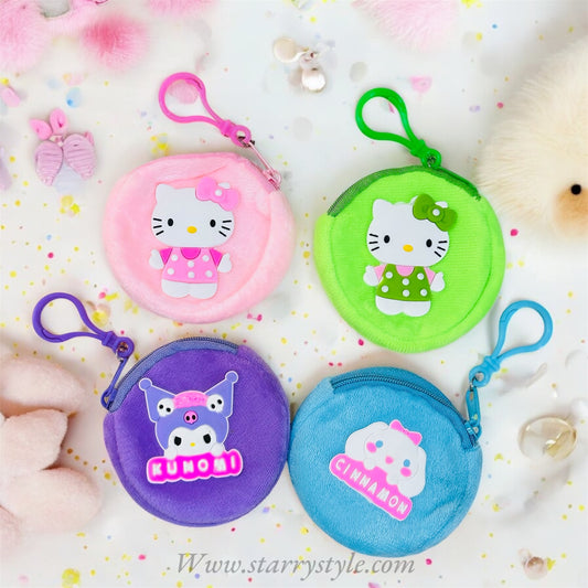 Fur Coin Pouches