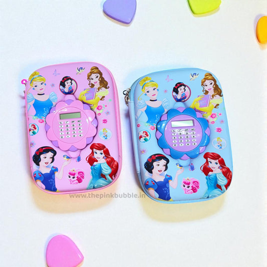 Barbie Pencil Pouch Organiser with Calculator