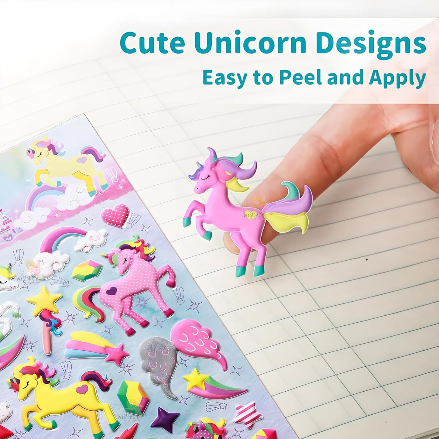 Unicorn Stickers (Pack of 1 )