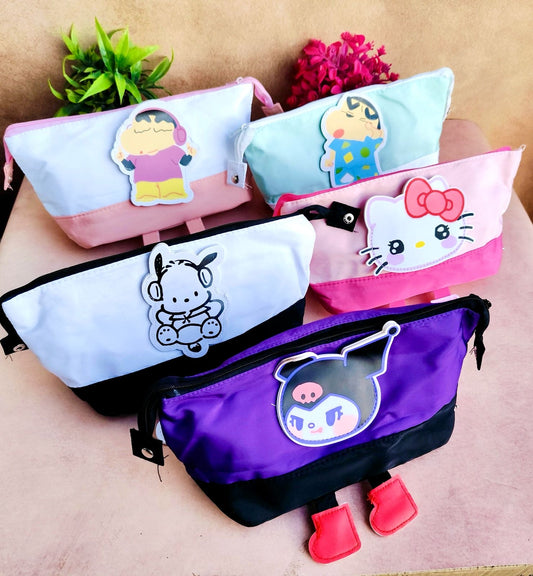 CHARACTER FABRIC PENCIL POUCH O.P.P PACKING ( 390-2)