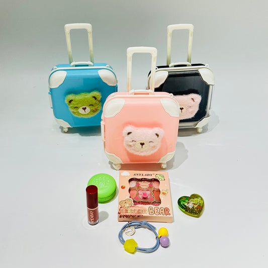 Cute Mini Trolley Makeup Hamper