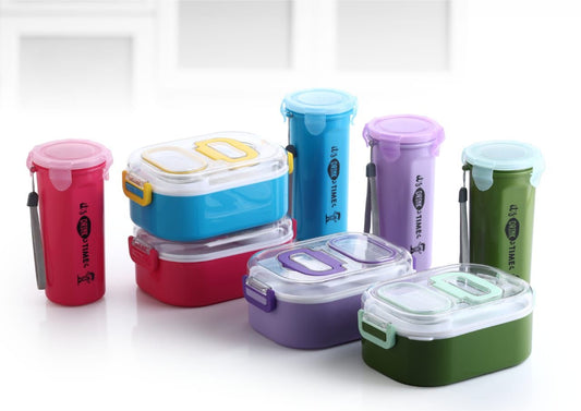 WOW COMBO SET|  LUNCH BOX WITH TUMBLER | SHRINK PACK.