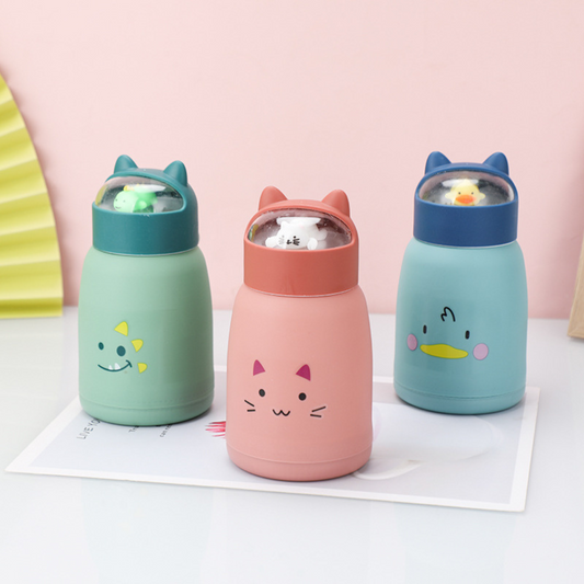 Teddy Glass Water Bottle
