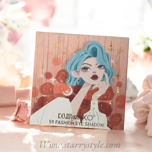 KEVIN & COCO 59 Fashion Eyeshadow || 3 Layers Booklet
