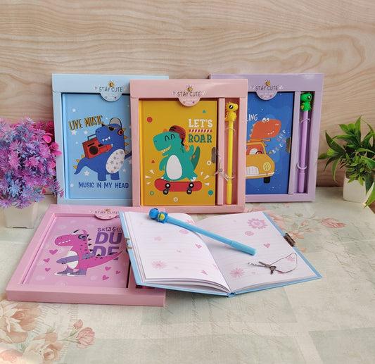 Dinosaur Diary With Pen