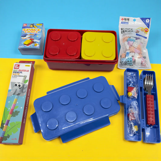 LEGO-Themed Stationery &amp; Lunch Hamper
