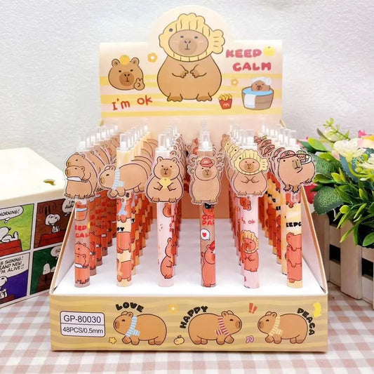 Capybara Click Gel Pen ( Pack of 2 )