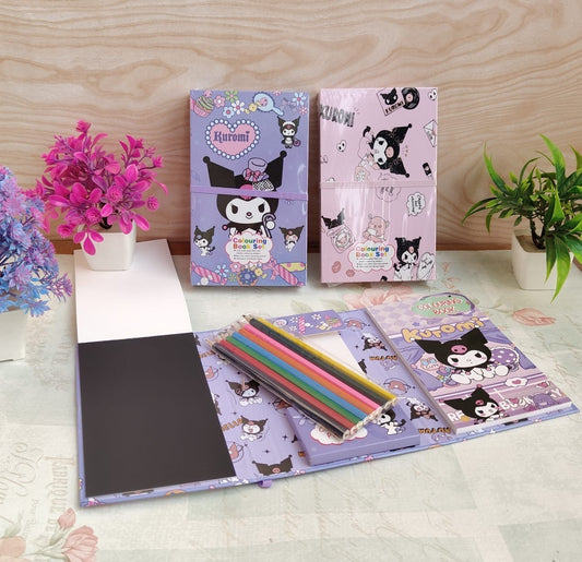 Kromi Scratch With Colouring Book